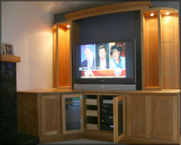 Entertainment Center Lighted