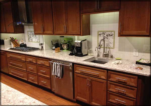 Sink and Range Wall of Kitchen